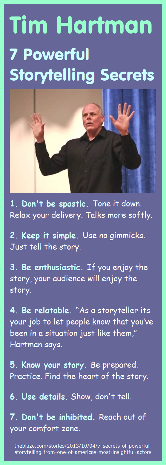 7 Storytelling Secrets by Tim Hartman